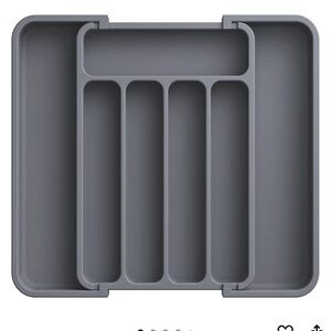Expandable Gray Cutlery Tray Aujen